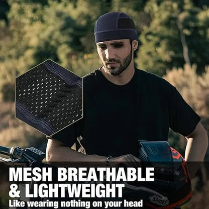 Summer Breathable Mesh Lined Cycling Beanie