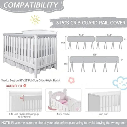 Teething Edge Crib Rail Cover