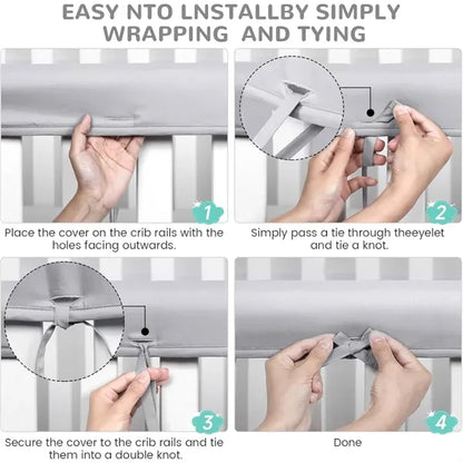 Teething Edge Crib Rail Cover