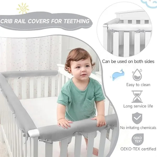 Teething Edge Crib Rail Cover