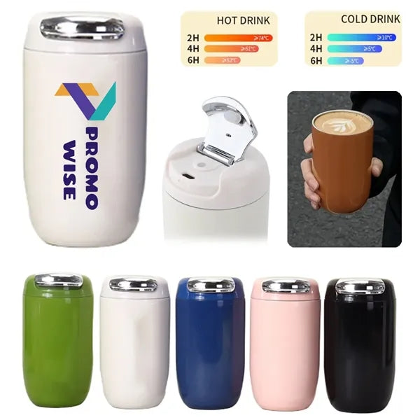 316 Stainless Steel Goose Egg Shape Leak-Proof Thermos Cup