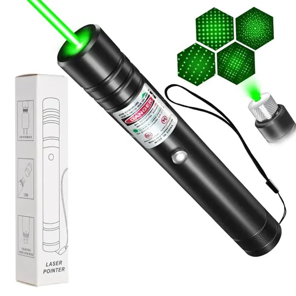 Green Beam Flashlight
