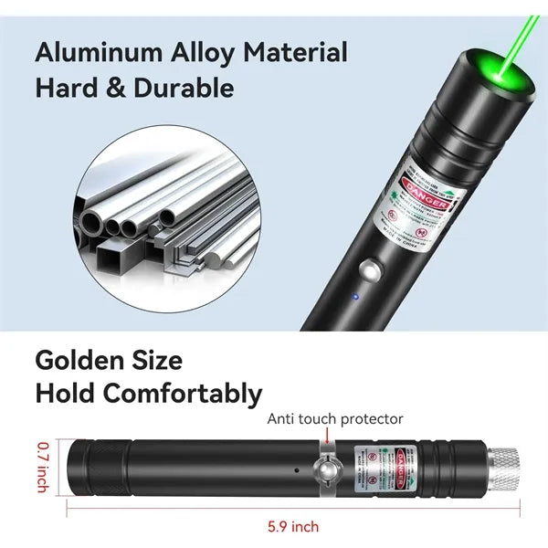 Green Beam Flashlight