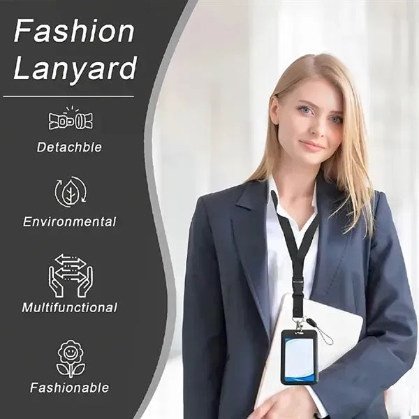 Adjustable Neck Strap ID Badge Holder