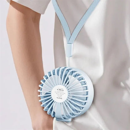 Small Handheld Folding Spray High Wind Fan USB Charging