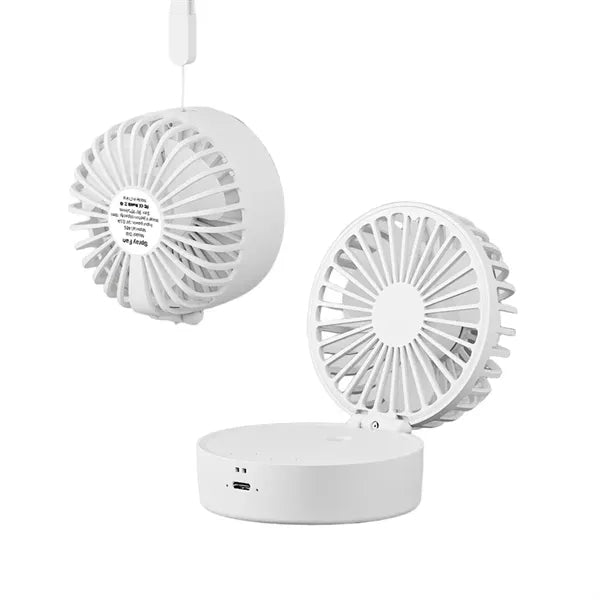 Small Handheld Folding Spray High Wind Fan USB Charging