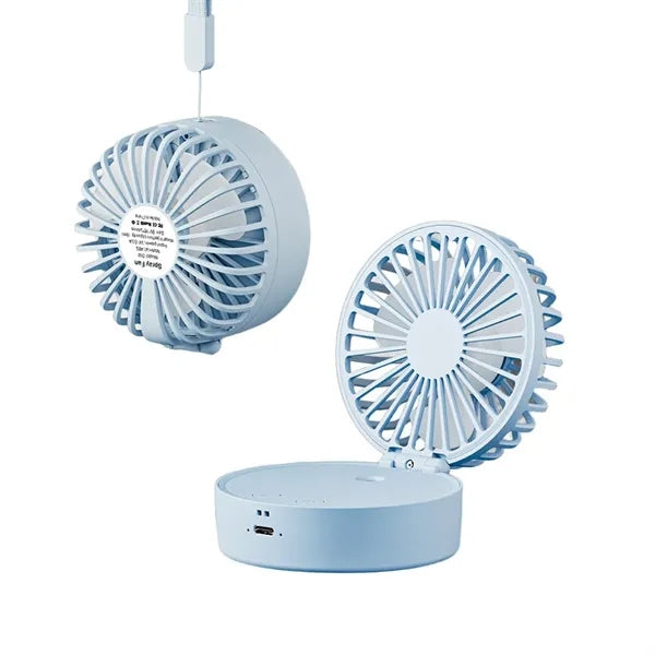 Small Handheld Folding Spray High Wind Fan USB Charging