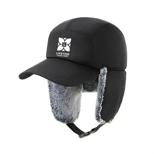 Winter Trapper Russian Hat with Ear Flaps Mask