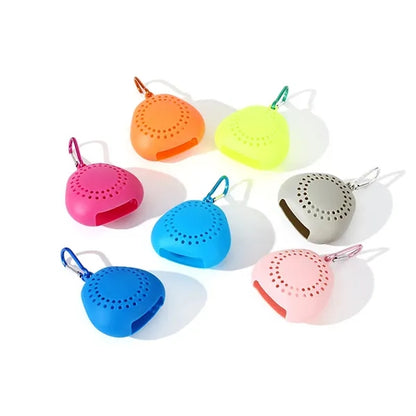 Summer Quick Dry Towel with Triangular Silicone Storage Box