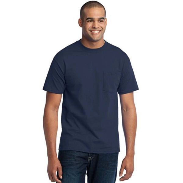Port & Company Tall Core Blend Pocket Tee - Colors