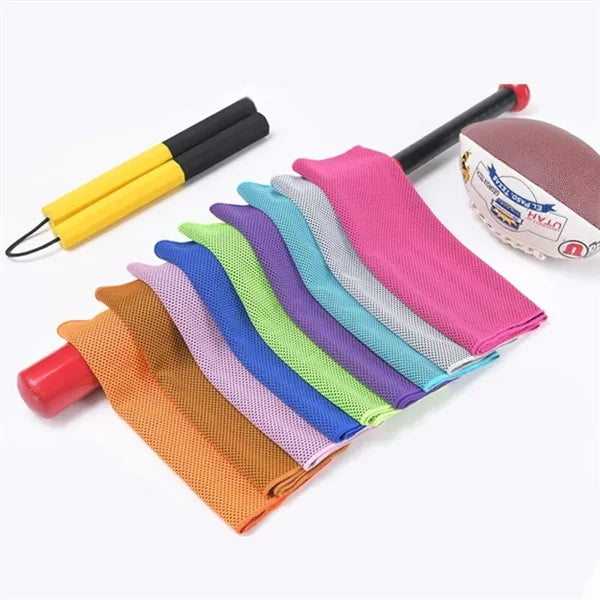 Portable Summer Cooling Sports Towel With Hook