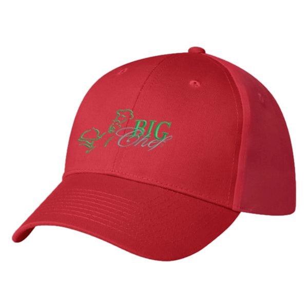 6 Panel Polyester Cap - Embroidered
