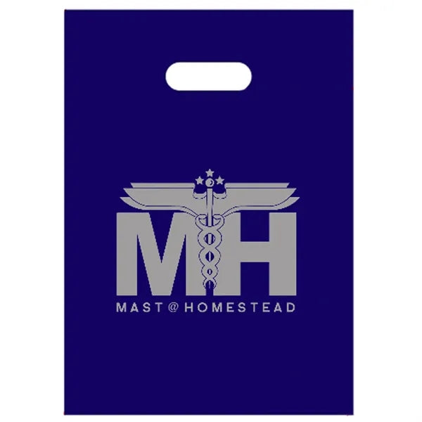 Die Cut PE Plastic Handle shopping Bag