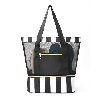 Double-Layer Large Capacity Transparent Waterproof Beach Bag
