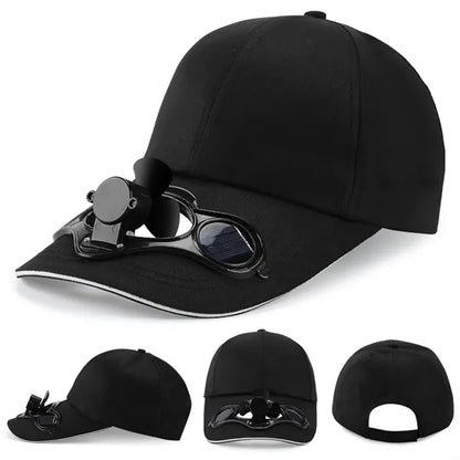 Outdoor Sports Sun Protection Baseball Cap With Solar Fan