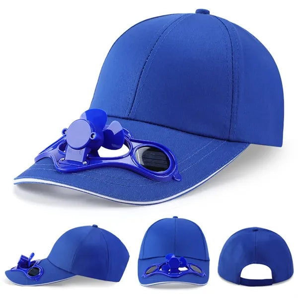 Outdoor Sports Sun Protection Baseball Cap With Solar Fan