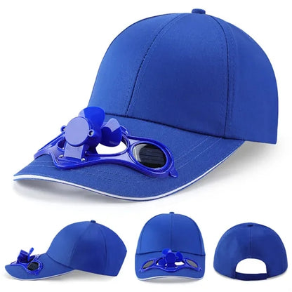 Outdoor Sports Sun Protection Baseball Cap With Solar Fan