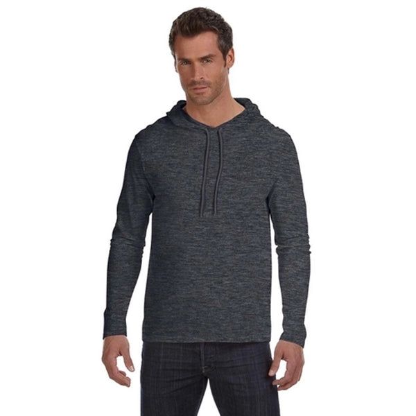 Anvil Ringspun Long-Sleeve Hooded T-Shirt
