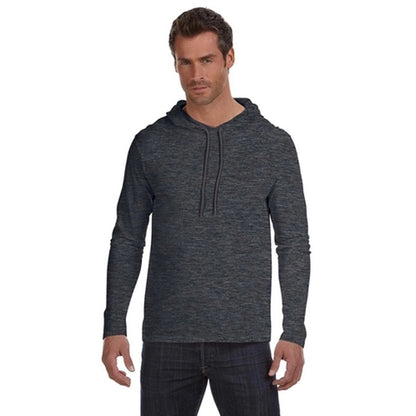 Anvil Ringspun Long-Sleeve Hooded T-Shirt