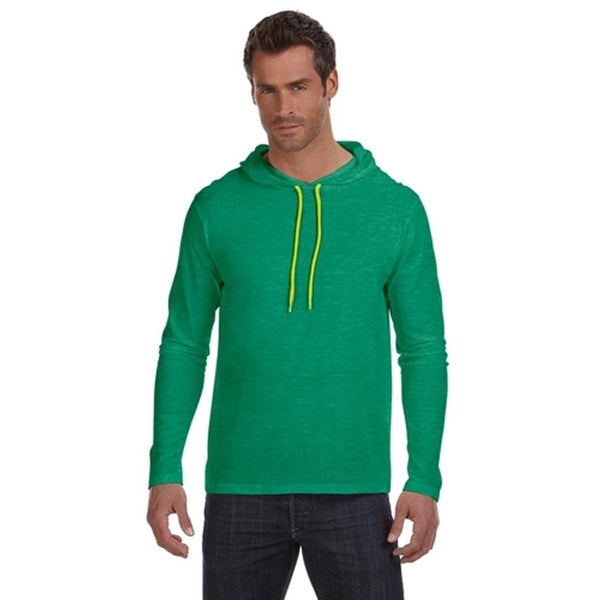 Anvil Ringspun Long-Sleeve Hooded T-Shirt