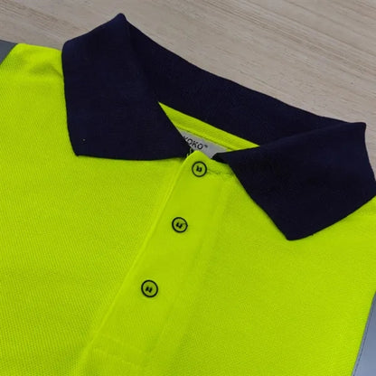 Safety Reflective Long Sleeve Polo Shirts