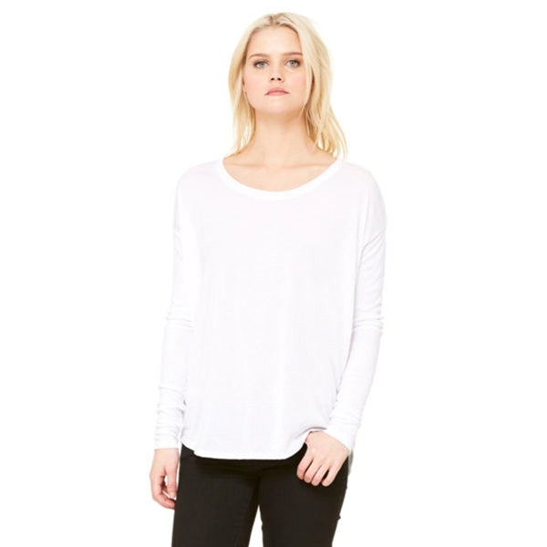 Bella + Canvas Ladies Flowy Long-Sleeve T-Shirt