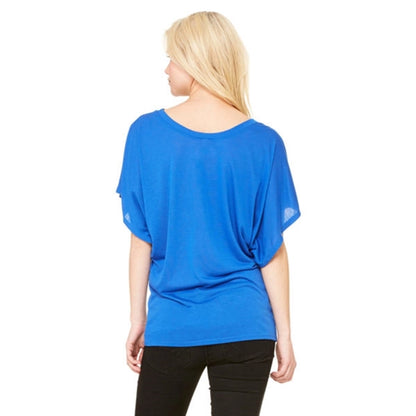 Bella + Canvas Ladies Flowy Draped Sleeve Dolman T-Shirt