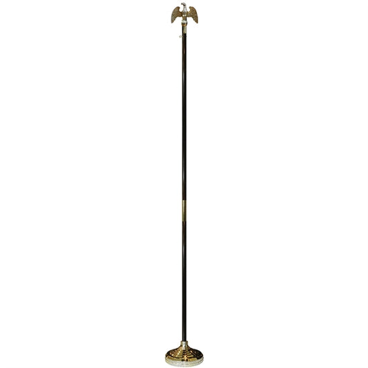 7' x 1 1/4" Indoor Display Set with Eagle Topper
