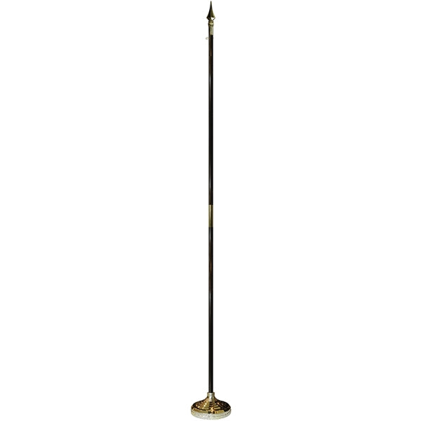 8' x 1 1/4" Indoor Display Set with Spear Topper