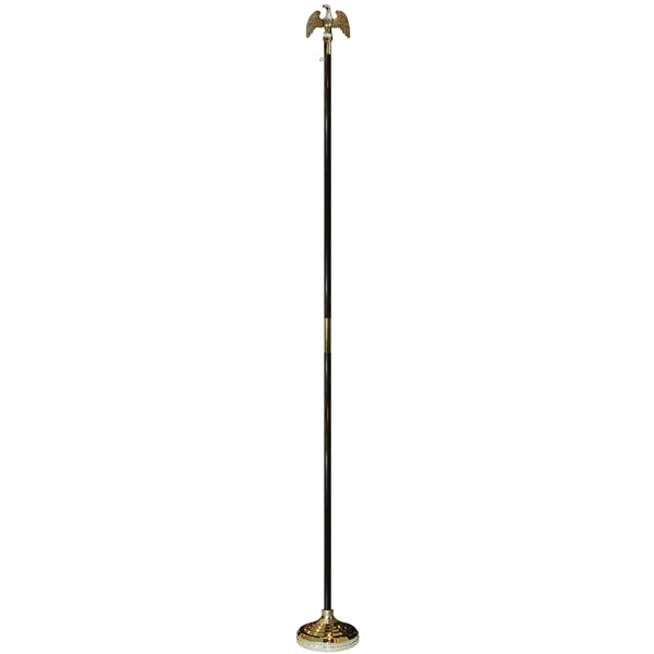8' x 1 1/4" Indoor Display Set with Eagle Topper