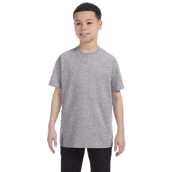 Gildan Youth Heavyweight Cotton Tee - Light/Heather
