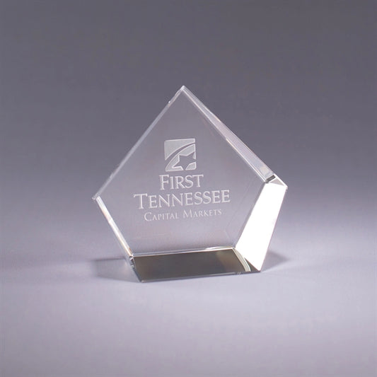 Pentangle Crystal Paperweight
