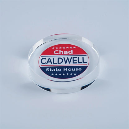 Signature Crystal Paperweight