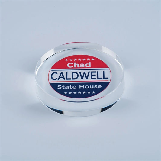 Signature Crystal Paperweight