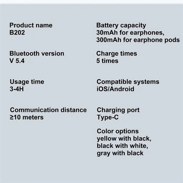 Wireless Bluetooth Earphones w/ LCD Touch Screen