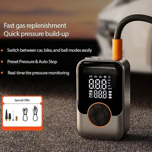 Mini Cordless Electric Tire Inflator Air Pump