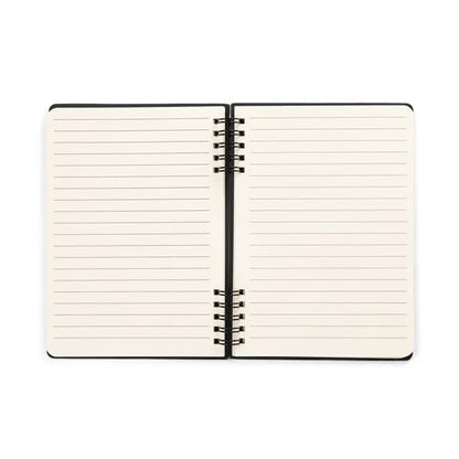Spiral Linen Leather Notebook