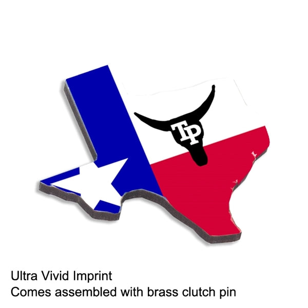 Ultra Vivid Recycled Wood Lapel Pins
