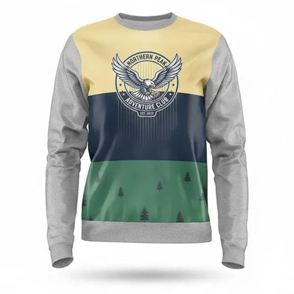 Unisex Sublimated 220G Ultra Light Sweatshirt