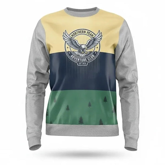 Unisex Sublimated 220G Ultra Light Sweatshirt