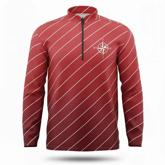 Unisex Sublimated 220G Ultra Light Quarter Zip Sweatshirt