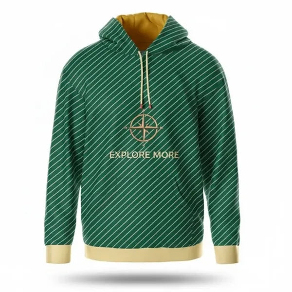 Unisex Fleece Kangaroo Hoodie Sublimated