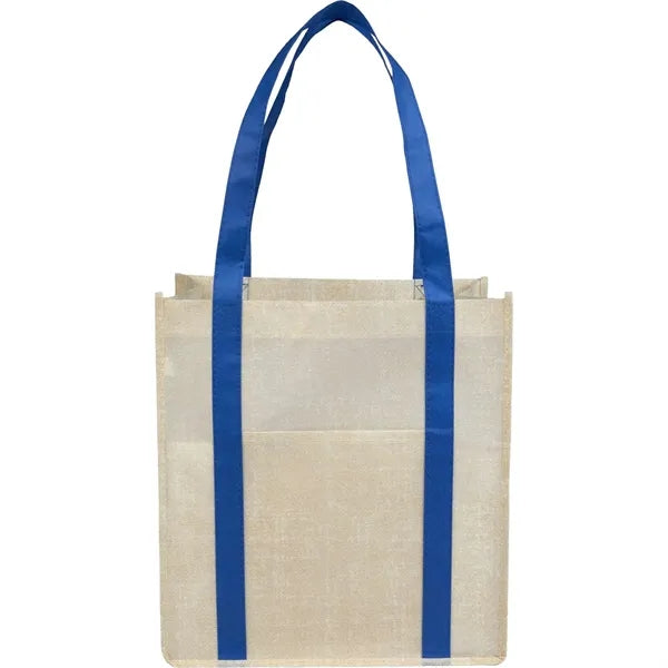 Pluto Recycled Non-Woven Small Grocery Tote
