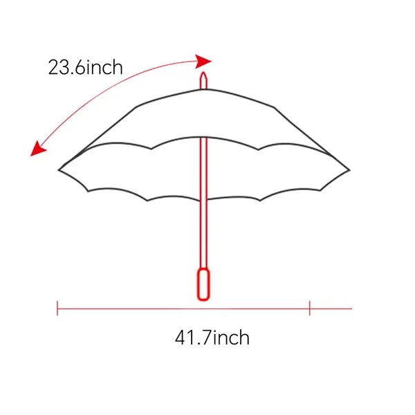 Auto Open Straight Advertising Umbrella