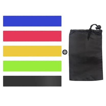 5 Piece TPE Yoga Resistance Bands Set