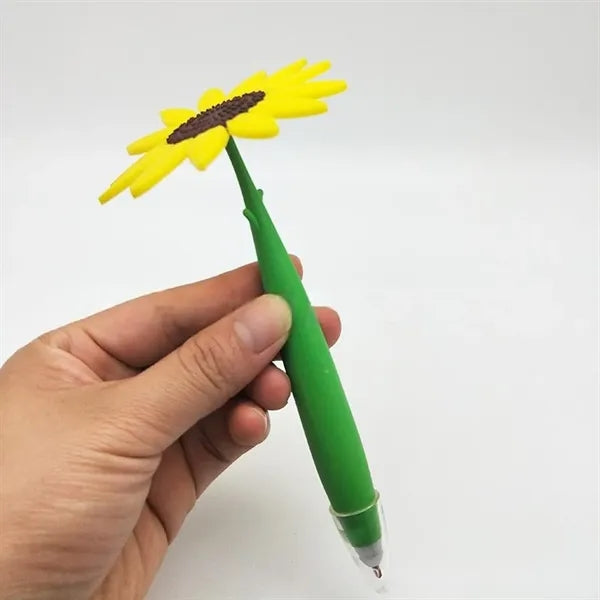 Student Cartoon Sunflower Ballpoint Pen