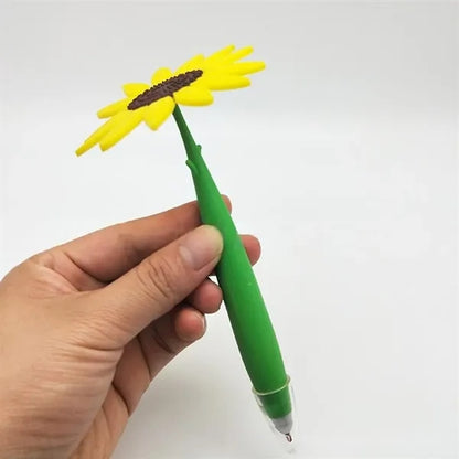 Student Cartoon Sunflower Ballpoint Pen