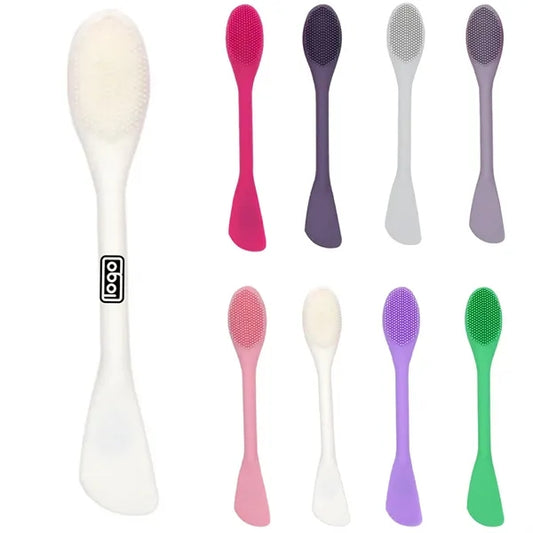 Doube-Ended Silicone Facial Mask Brush Scraper Tool