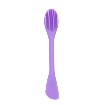 Doube-Ended Silicone Facial Mask Brush Scraper Tool