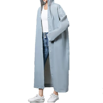 Adult EVA Thick Waterproof Outdoor Raincoat
